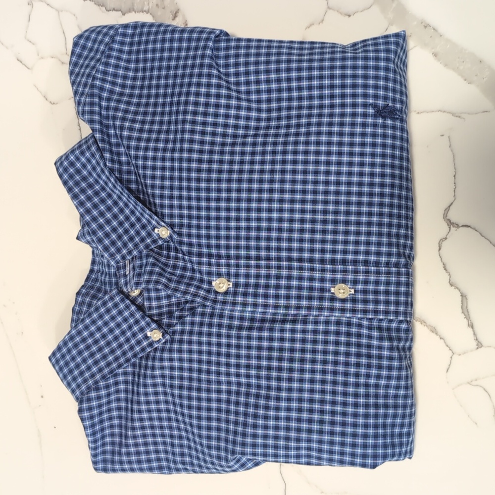 Ralph Lauren Blue Casual Button Down Shirt